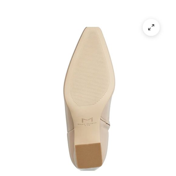 Marc Fisher Taupe YANARA HEELED BOOTIE Pointed Toe US 8.5 - Picture 12 of 12